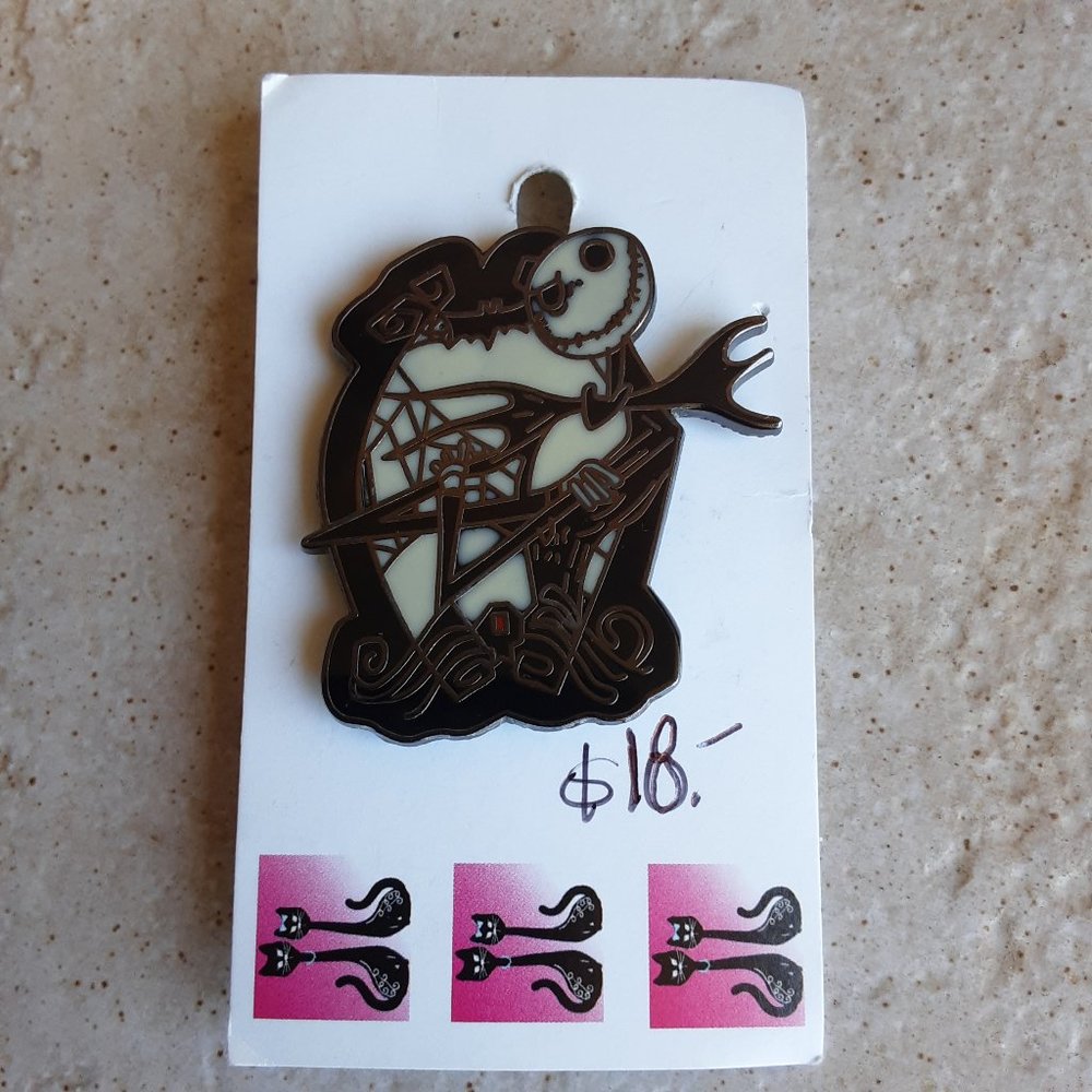 Nightmare Before Christmas Jack Skellington enamel pin